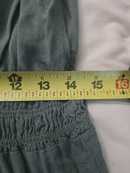 ee:some Sage Green Tiered Mini Dress - Picture 8 of 10